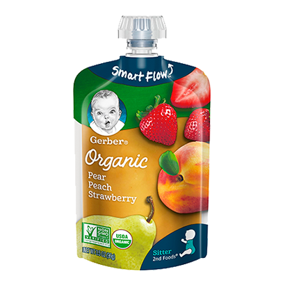 gerber organic glass jars