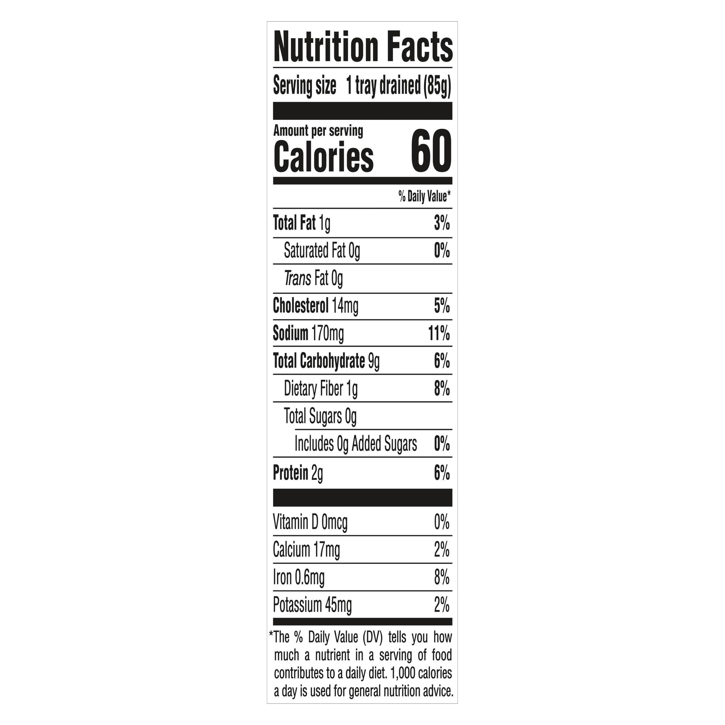 Simply Pick-Ups™ Chicken Parmesan Ravioli Nutrition Facts